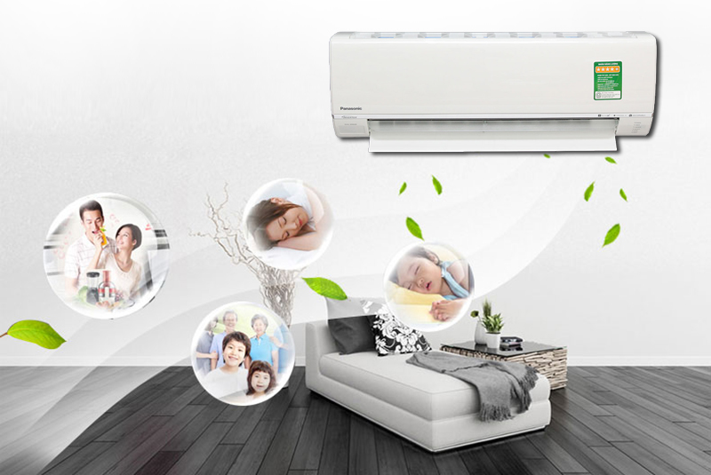 ĐIỀU HÒA 1 CHIỀU PANASONIC CU/CS-N12SKH-8 12.000 BTU
