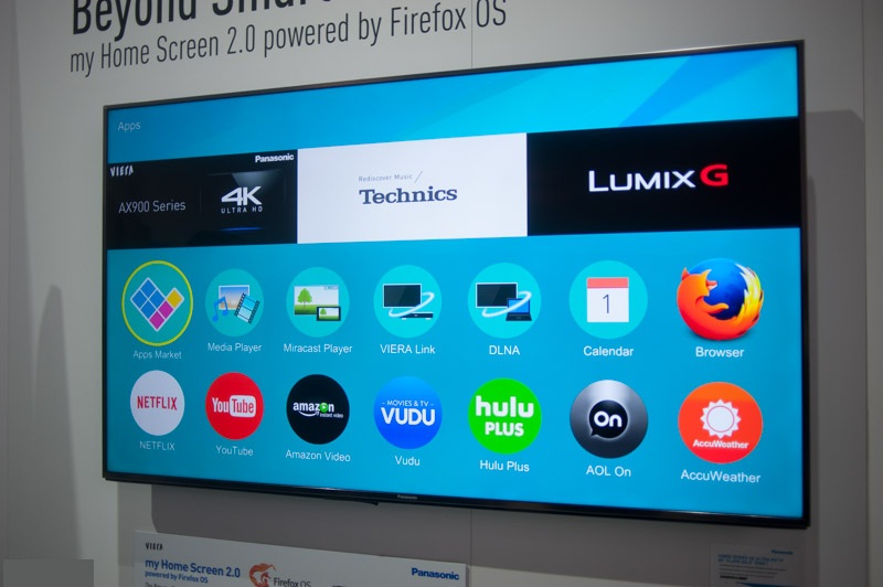 TV Panasonic Sử Dụng Giao diện Firefox OS