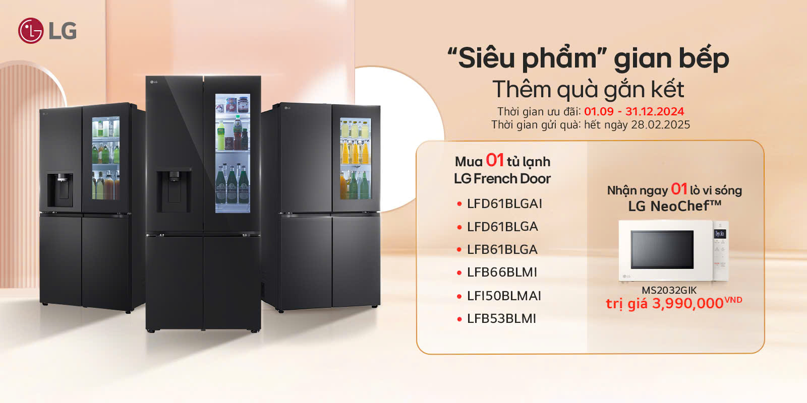 Tủ Lạnh LG - Nhận Ngay Quà Vip