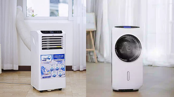 So sánh điều hòa treo tường và điều hòa di động hay quạt hơi nước
