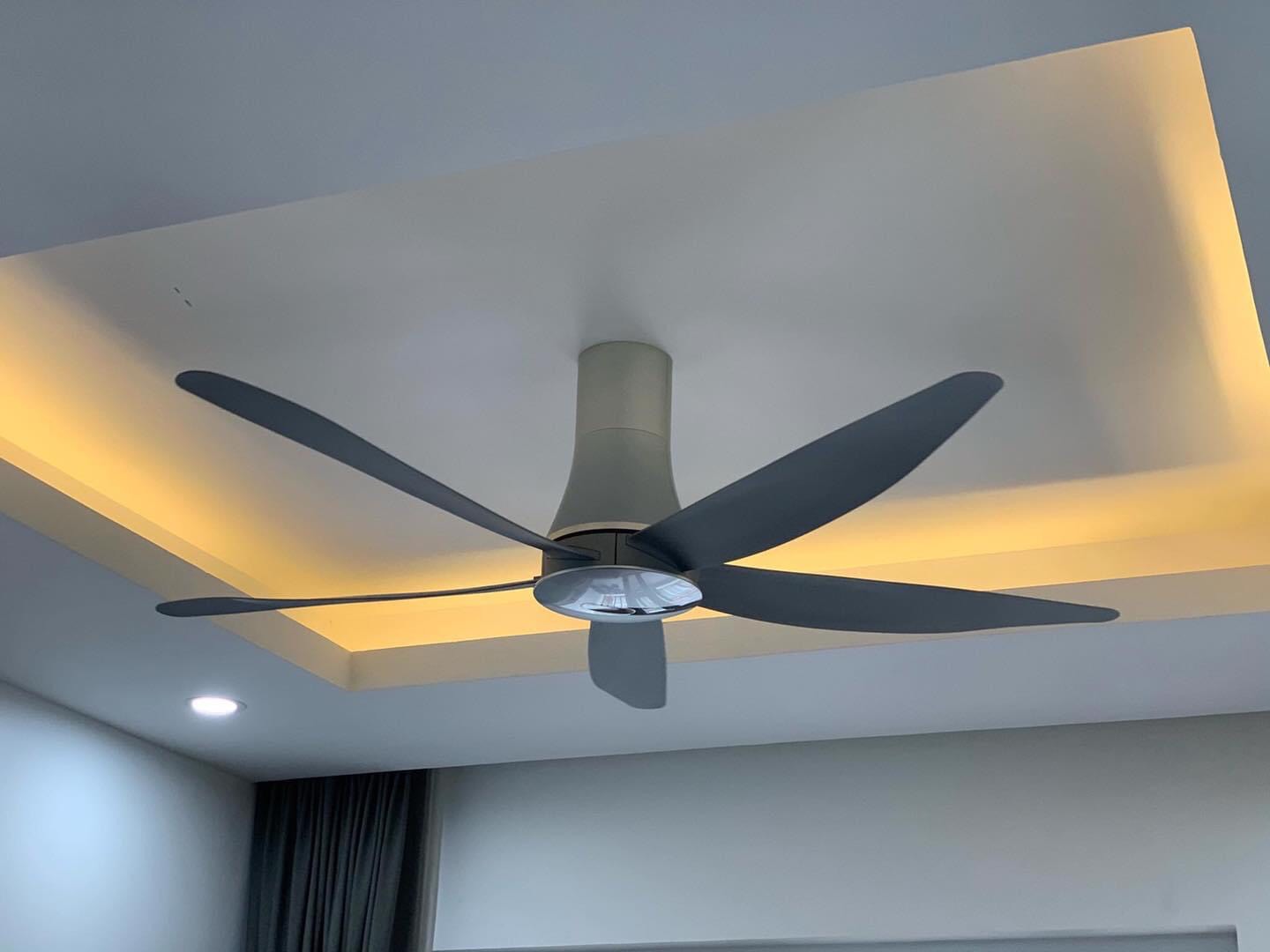 Quạt trần hiện đại cho chung cư: Xu hướng mới trong thiết kế nội thất