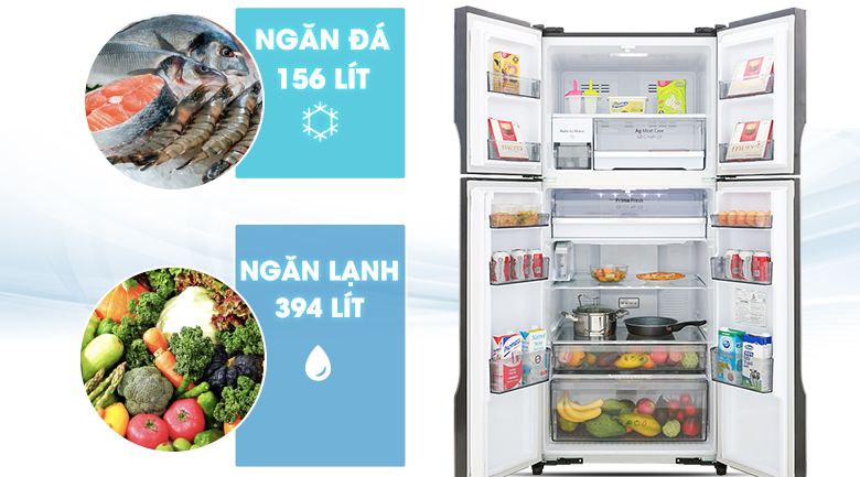 Tủ lạnh 4 cánh: Giải pháp lưu trữ lớn cho đại gia đình