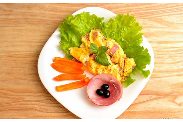 cách làm trứng chiên bằng lò vi sóng hinh 10