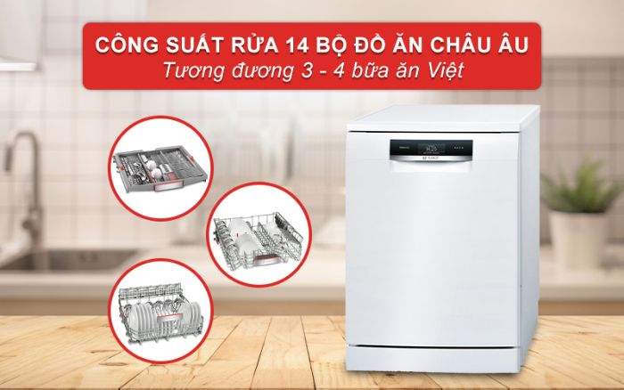 Máy rửa bát Bosch auto open: Hiệu quả sấy khô thực tế