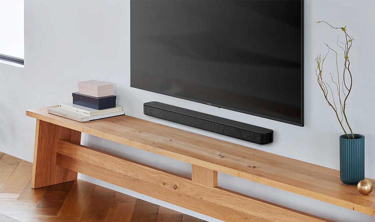 Loa thanh mỏng dưới tivi: Phù hợp nội thất tối giản