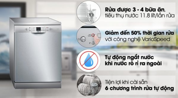 Máy rửa bát tự động có tiết kiệm nước thật không?