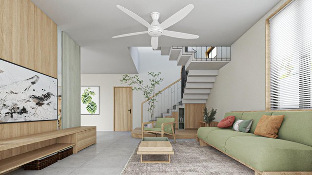 Quạt trần có đèn LED: Kết hợp làm mát và chiếu sáng hiệu quả