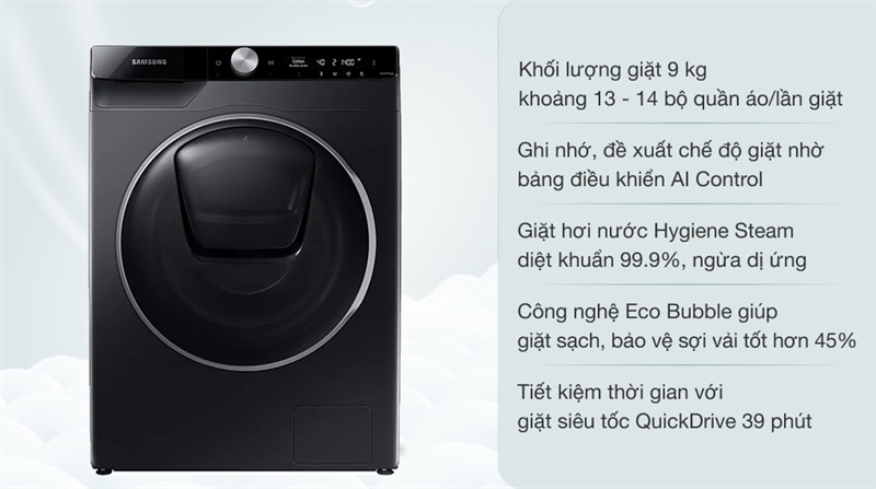 Máy giặt công nghệ EcoBubble 2026: Giặt sạch sâu hơn, ít xoắn vải