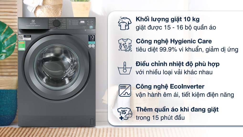 Máy giặt cửa trước hay cửa trên: Lựa chọn nào phù hợp cho gia đình 4 người?
