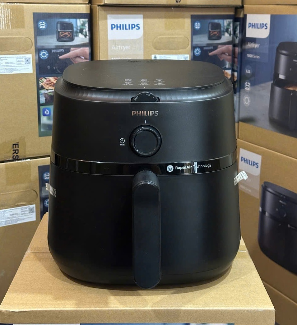 Nồi Chiên Không Dầu Philips NA130 Giảm 90% Dầu Mỡ Giá Kho