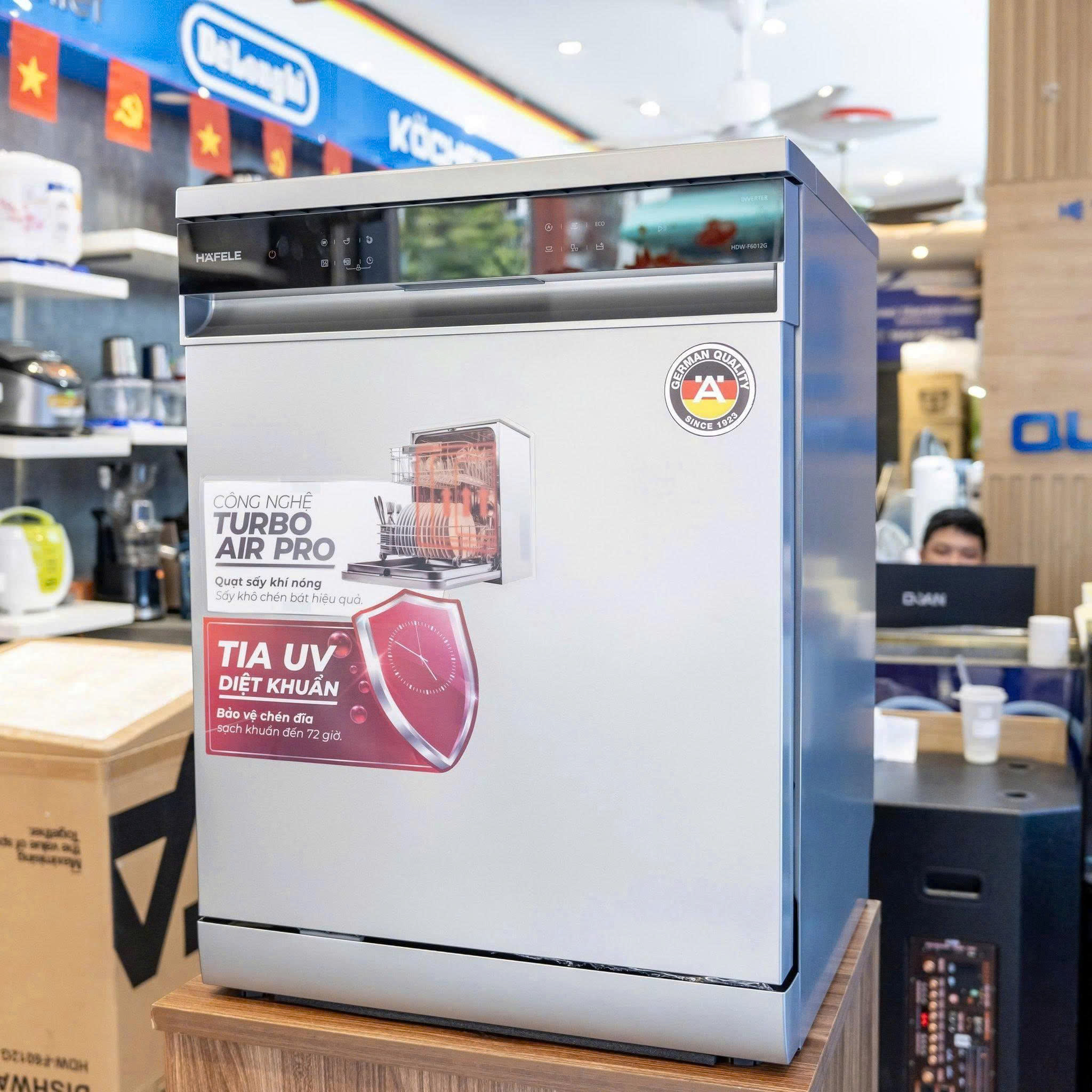 Máy Rửa Bát Hafele HDW-F6012G Độc Lập Rửa Sạch Sấy Diệt Khuẩn