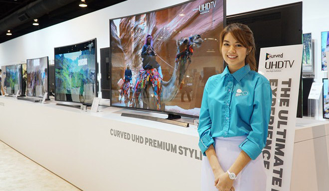 [Samsung SEA Forum 2015] Dòng TV LED 43 inch đầu tiên với kiểu dáng đẹp và công nghệ mới