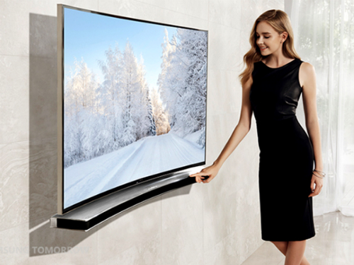 Loa soundbar cong cho TV màn hình cong