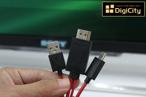 Các bước đơn giản kêt nối điện thoại với tivi thông qua MHL