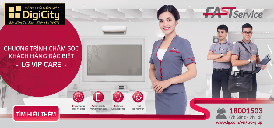 Chương trình Chăm sóc đặc biệt - LG Vip Care