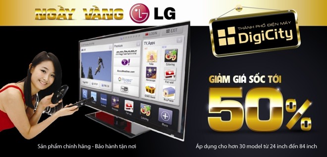 DigiCity giảm giá 50% nhiều sản phẩm trong các 'ngày vàng'