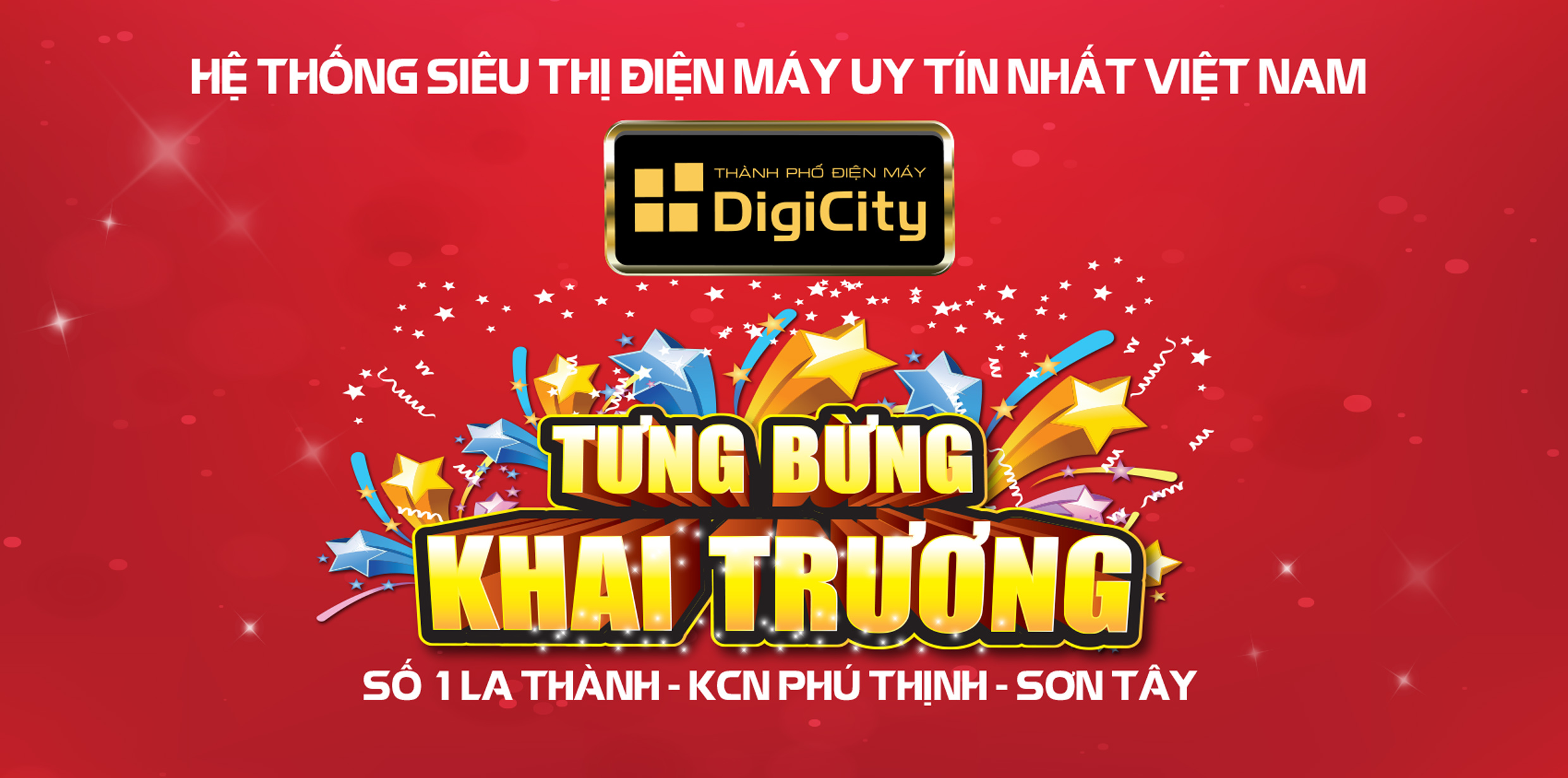 Tưng bừng mừng khai trương DigiCity nhiều quà tặng sốc 