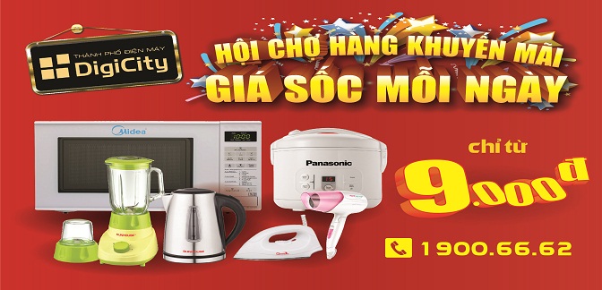 Hội chợ hàng khuyến mại giá sốc mỗi ngày tại DigiCity
