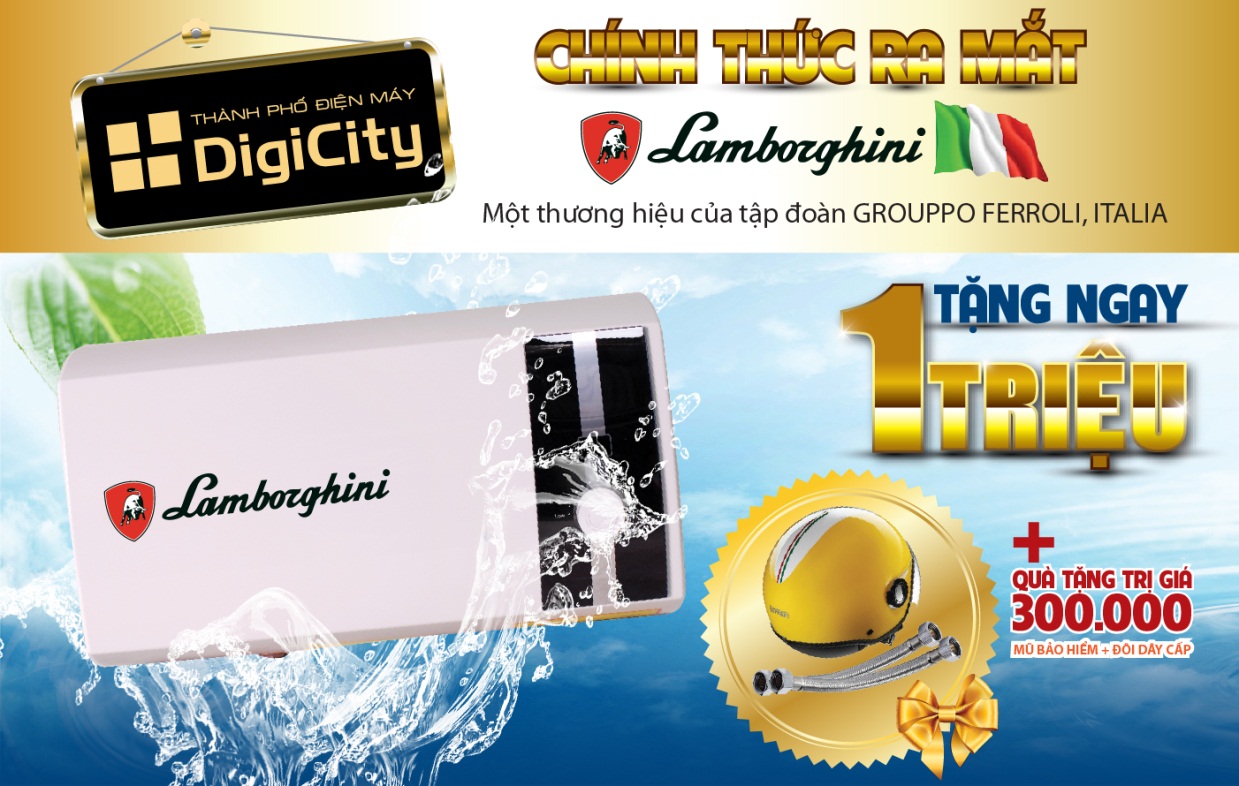DigiCity tặng quà khủng khi mua Lamborghini
