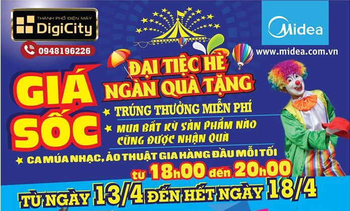 Đại tiệc hè - Ngàn quà tặng tại DigiCity