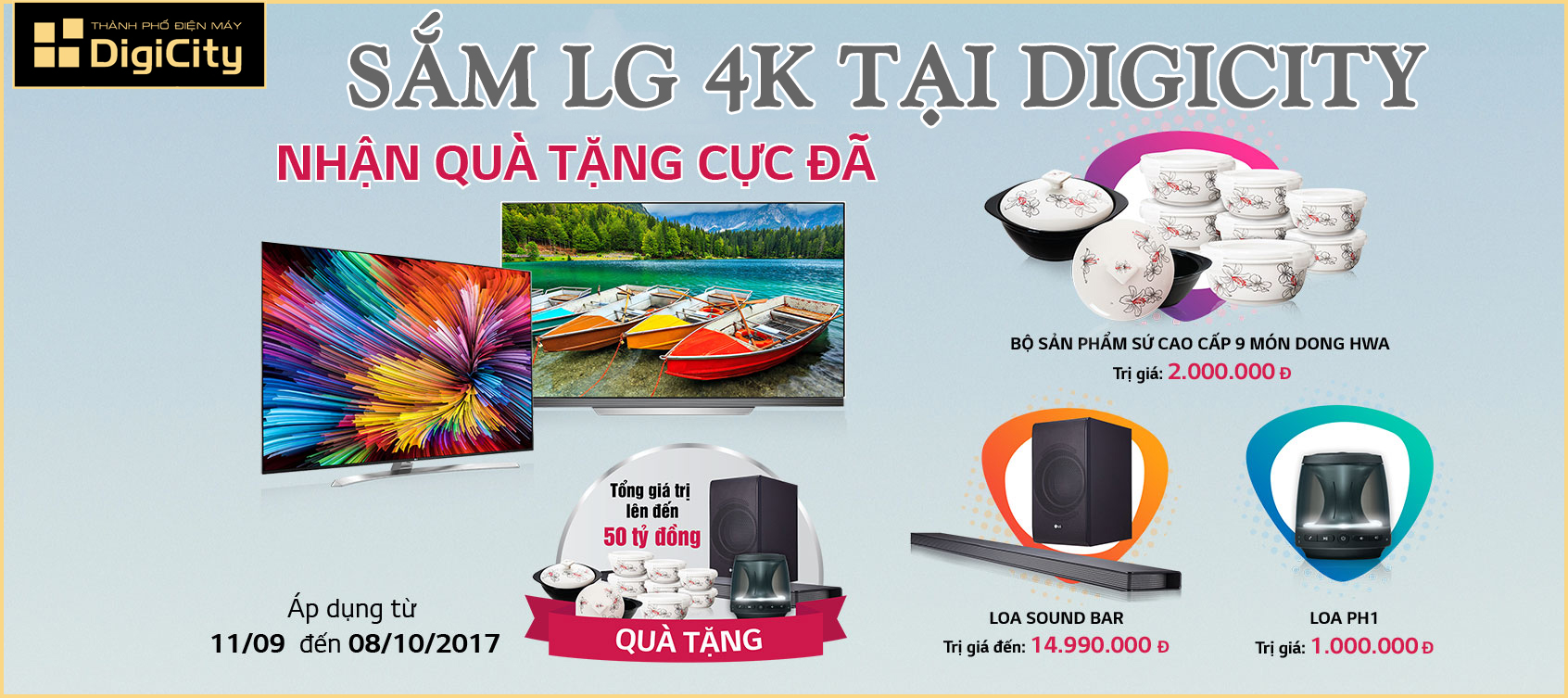 SẮM LG 4K, NHẬN QUÀ TẶNG CỰC ĐÃ
