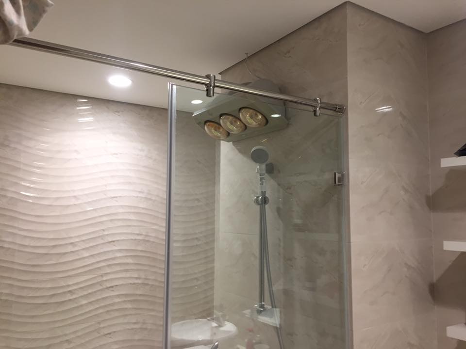 Lựa chọn đèn sưởi nhà tắm phù hợp với diện tích phòng