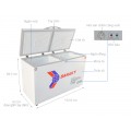 Tủ đông Sanaky Inverter 280 lít VH-4099W3 2 ngăn đông - mát
