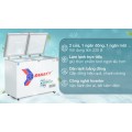 Tủ đông Sanaky VH-2899W3 inverter 220 lít 2 ngăn đông mát