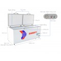 Tủ Đông Sanaky VH-8699HY3 761 lít, 1 ngăn đông, 2 cánh