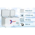 Tủ đông sanaky VH-6699W3, inverter 485 lít, 2 ngăn đông, mát