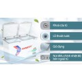 Tủ đông Sanaky VH-3699A2KD, 270 lít, 1 ngăn đông, mặt kính cường lực