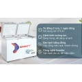 Tủ đông Sanaky VH-3699A4K, inverter 270 lít, 1 ngăn đông, mặt kính cường lực