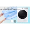 Máy sấy bơm nhiệt Samsung 9Kg DV90T7240BH/SV lồng ngang