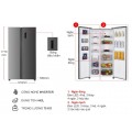 Tủ lạnh Sharp Inverter 442 lít SJ-SBX440V-SL