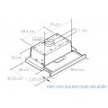 Máy hút mùi âm tủ Bosch DFT93AC50