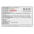 Máy hút mùi âm tủ Bosch DFT93AC50