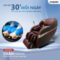 Ghế Massage COZZIA CZ-718 - Công Nghệ Nhật Bản, Massage 3D, Nhiệt Hồng Ngoại