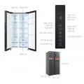 Tủ lạnh Toshiba Inverter 555 lít Side By Side GR-RS696WI-PMV(60)-AG