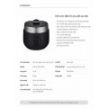 Nồi cơm điện cao tần áp suất kép Cuckoo CRP-LHTR1010FB 1.8L (đen)