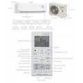 Điều hòa Panasonic 18000BTU 1 chiều inverter U18BKH-8