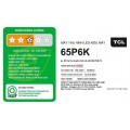 Google Tivi TCL AI 4K 65 inch 65P6K