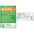 Máy giặt Sharp Inverter 9 kg ES-FM90CB-SB