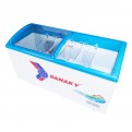 Tủ đông Sanaky VH-6899K, 437 lít, 1 ngăn đông, dàn đồng, nắp kính lùa