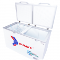 Tủ đông Sanaky VH-5699HY4K, công nghệ inverter 410 lít nắp kính cường lực