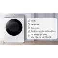 Máy giặt sấy Samsung Bespoke AI Inverter giặt 12 kg - sấy 8 kg WD12BB944DGHSV