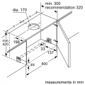 MÁY HÚT MÙI ÂM TỦ BOSCH DFS097A51B SERIE 4 NGANG 90CM