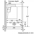 MÁY HÚT MÙI ÂM TỦ BOSCH DFS097A51B SERIE 4 NGANG 90CM