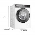 MÁY GIẶT BOSCH WGB254A0SG HOME CONNECT/ I-DOS 10KG 1400RPM ANTISTAIN