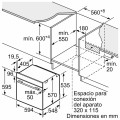 Lò hấp kèm nướng Bosch HQA574ES3 Series 4 - 71L