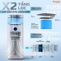 Máy lọc không khí bù ẩm không phun sương Azuki Air Pro X5